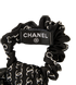 Chanel CC Logo Print Bow Hair Tie, other view